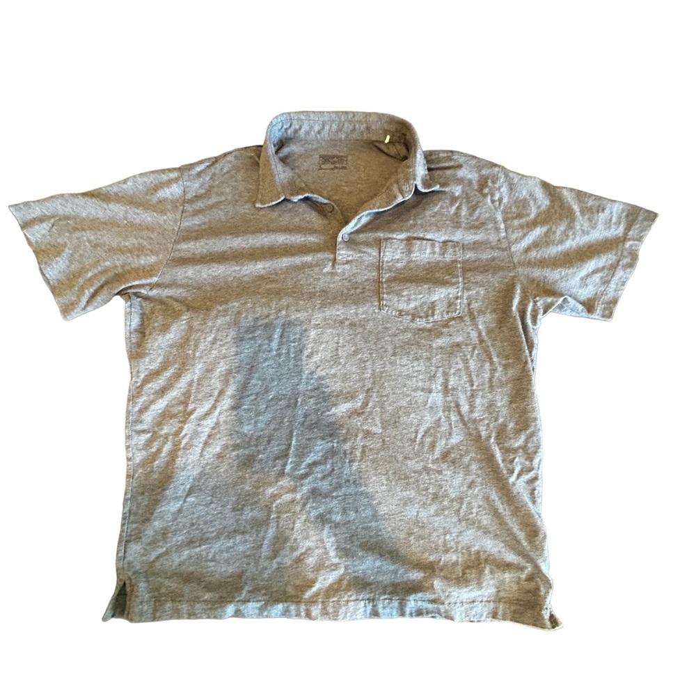 Gray Patagonia collared shirt